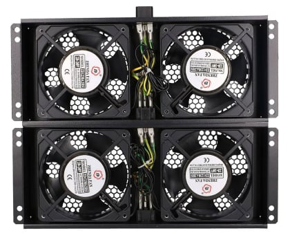 Akcesorium do szafy RACK ExtraLink  Wentylator do szaf 19" 230V 350x320x50mm (czarna)
